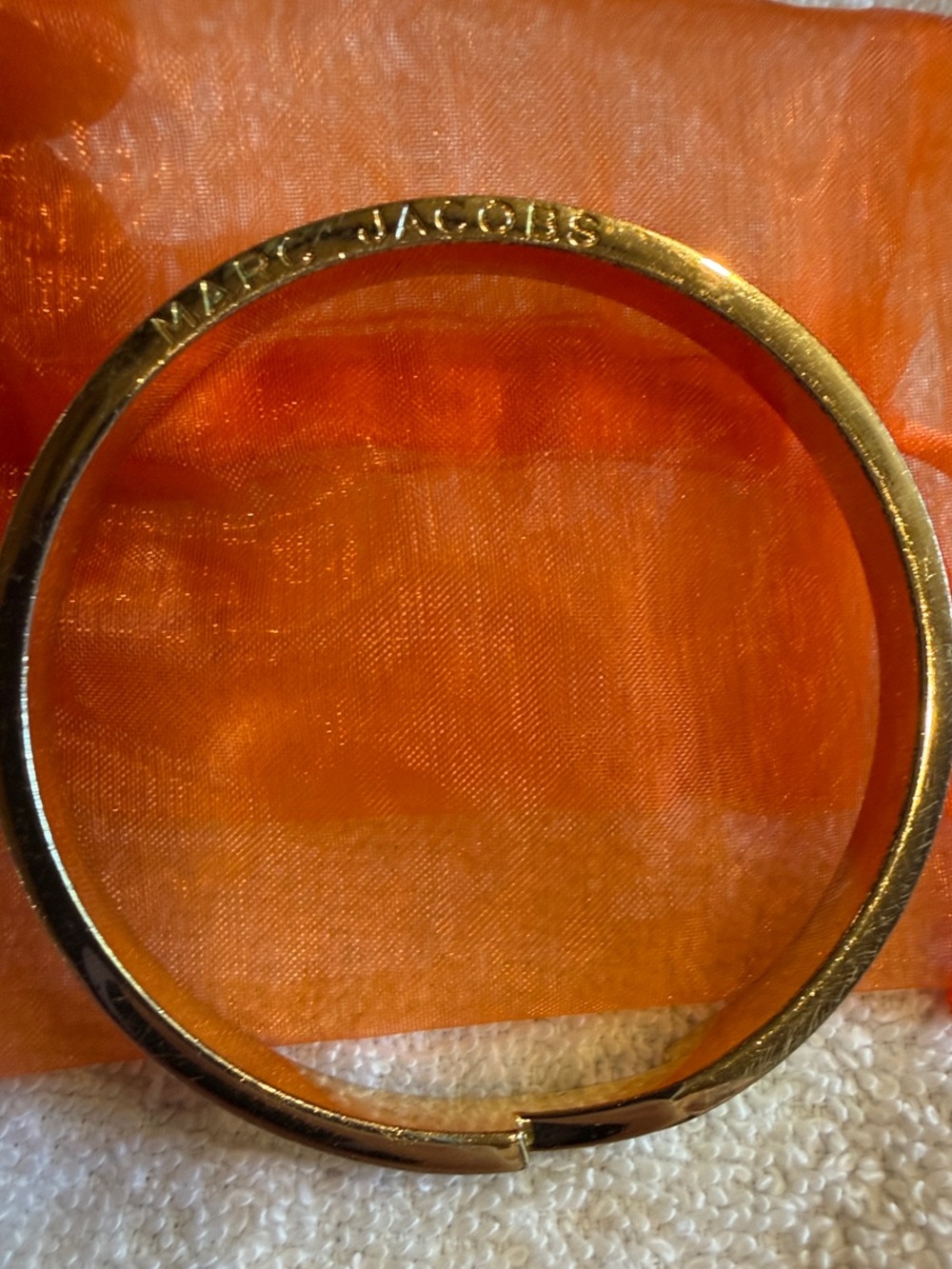 Marc Jacobs Gold-Tone  Bangle Bracelet